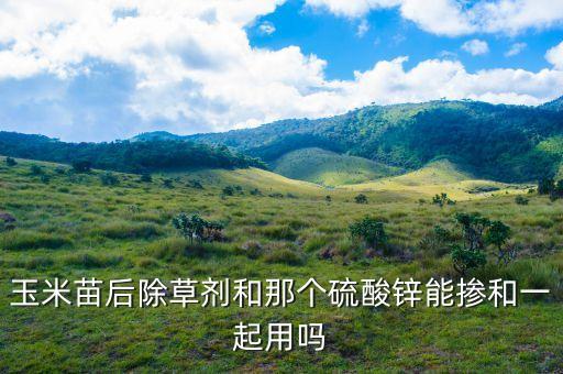 鋅和什么農(nóng)藥搭配最好,高錳酸鉀可以和什么農(nóng)藥搭配