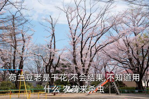 荷蘭豆老是干花,不會結(jié)果,不知道用什么 農(nóng)藥來殺蟲