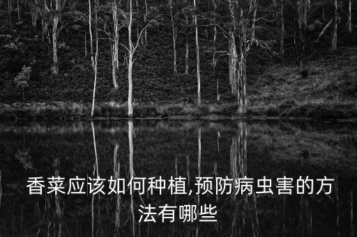 香菜應該如何種植,預防病蟲害的方法有哪些