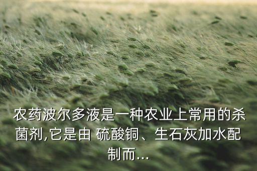 硫酸銅農(nóng)藥叫什么反應(yīng),鐵和硫酸銅的反應(yīng)叫什么