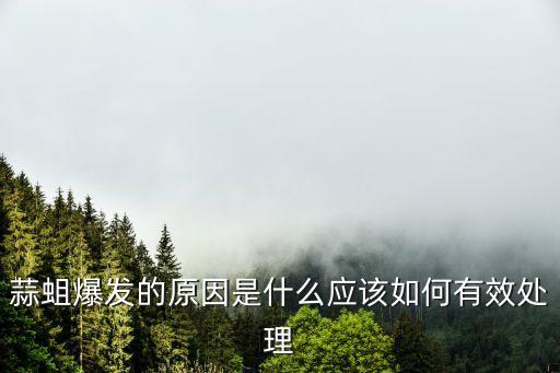 什么農藥治蒜蛆,治蒜蛆可以噴霧農藥嗎?