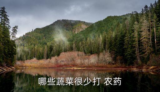 哪些蔬菜很少打 農(nóng)藥
