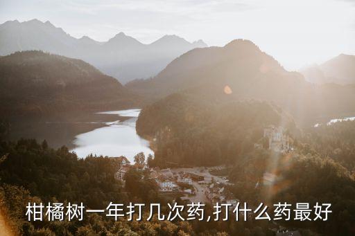 柑橘冬天用什么農(nóng)藥最好,柑橘花期用什么農(nóng)藥