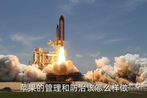  蘋果的管理和防治該怎么樣做