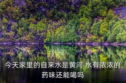 今天家里的自來水是黃河 水有濃濃的藥味還能喝嗎