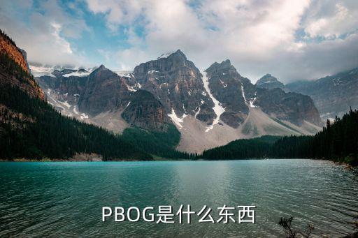 PBOG是什么東西