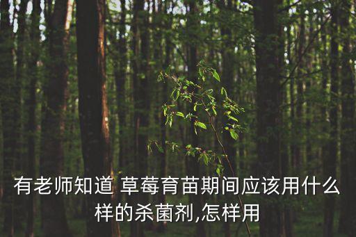 草莓生病打什么農(nóng)藥最管用,草莓一般打什么農(nóng)藥