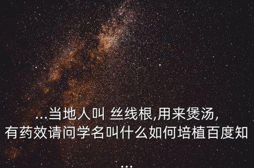 ,絲線根什么農藥