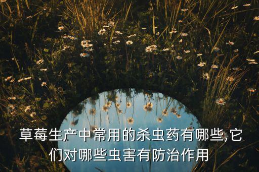  草莓生產(chǎn)中常用的殺蟲藥有哪些,它們對哪些蟲害有防治作用