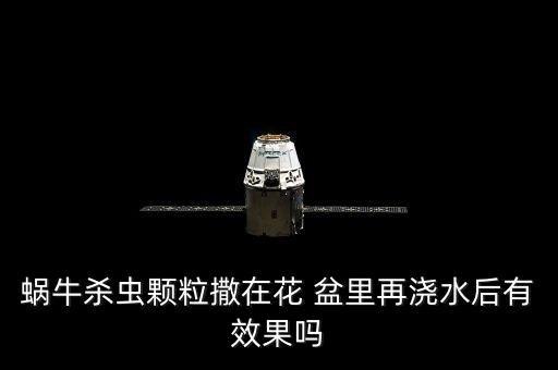 蝸牛殺蟲顆粒撒在花 盆里再澆水后有效果嗎