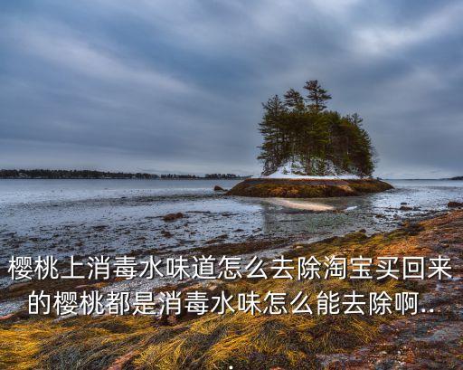 櫻桃上消毒水味道怎么去除淘寶買回來的櫻桃都是消毒水味怎么能去除啊...