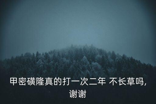 什么農藥永遠不長草,讓地上不長草用什么農藥