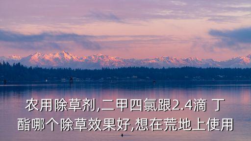 丁酯是什么農藥,農藥二四滴丁酯的作用