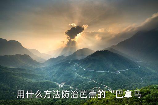 香蕉爛頭要治什么農(nóng)藥