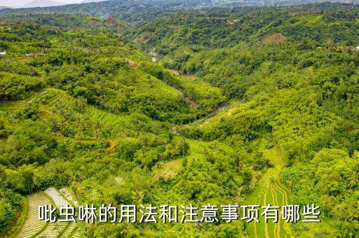 吡蟲啉的用法和注意事項有哪些