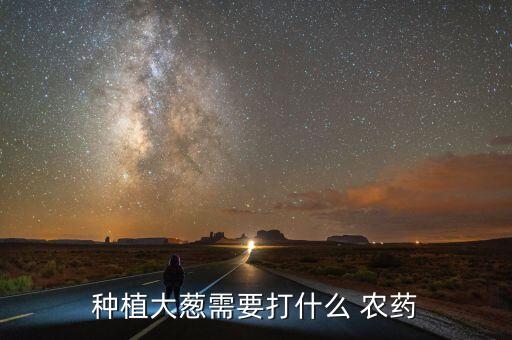 種植大蔥需要打什么 農藥