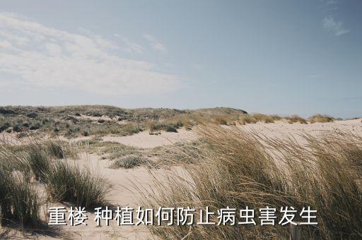 重樓種植后打什么農藥,種植重樓用什么肥料