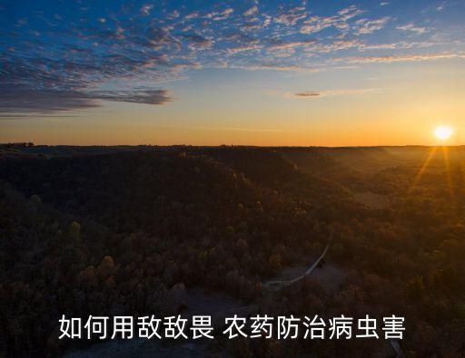 如何用敵敵畏 農(nóng)藥防治病蟲害