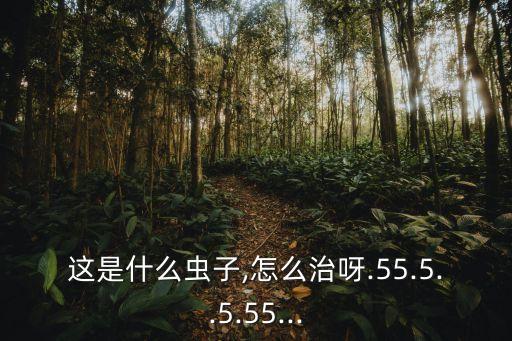 這是什么蟲子,怎么治呀.55.5..5.55...