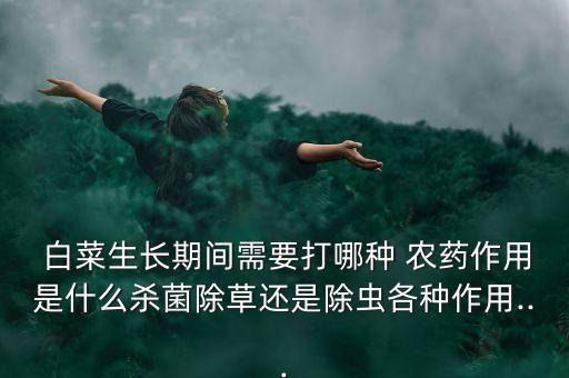 用什么農藥打白菜好,洗白菜用什么方法去農藥