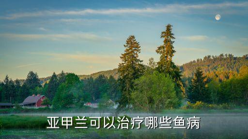 亞甲蘭可以治療哪些魚病