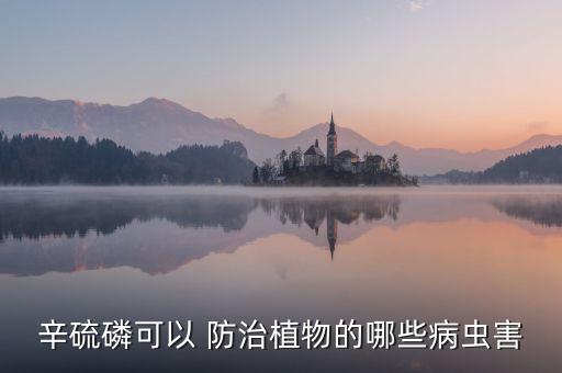 辛硫磷可以 防治植物的哪些病蟲害