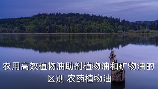 農用高效植物油助劑植物油和礦物油的區(qū)別 農藥植物油