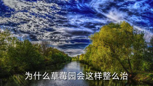 為什么草莓園會這樣整么治