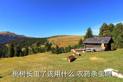 桃樹長蟲了該用什么 農(nóng)藥殺蟲啊