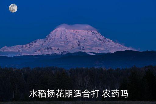 水稻出穗打什么農藥好