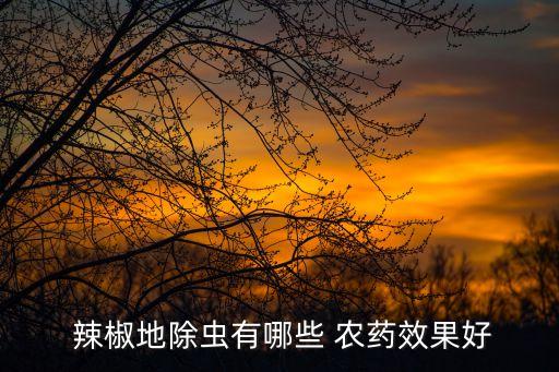 辣椒用什么農藥噴最好,辣椒病毒病最好的農藥