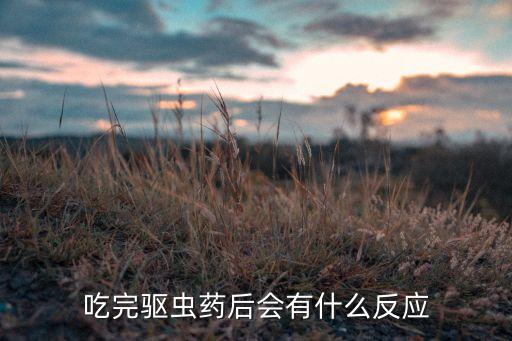 吃完驅蟲藥后會有什么反應