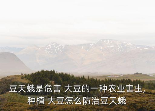 什么農藥能殺死大豆蟲子,大豆打什么農藥最好