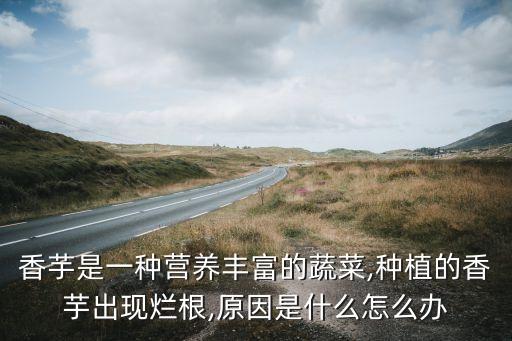香芋是一種營養豐富的蔬菜,種植的香芋出現爛根,原因是什么怎么辦