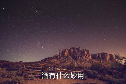 酒有什么妙用