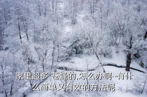 家里蒼蠅多用什么農藥,家里突然有蒼蠅預示什么