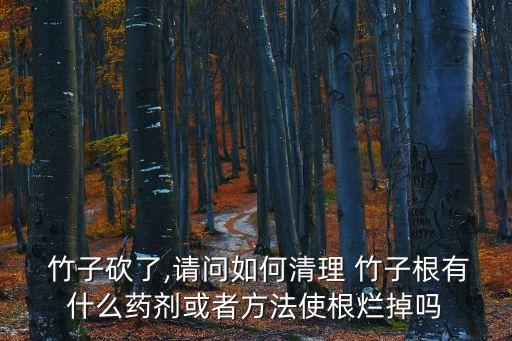 爛竹子的什么農藥最好,殺除竹子用什么農藥