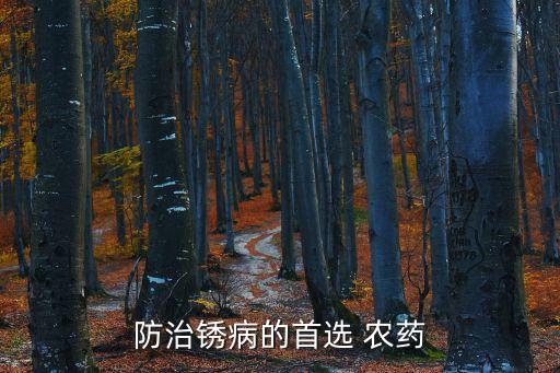 防治銹病的首選 農藥